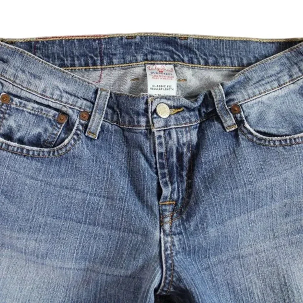 Lucky Brand Josie Classic Fit Medium Blue Wash Red Tag Boot Jeans Size 6/28
